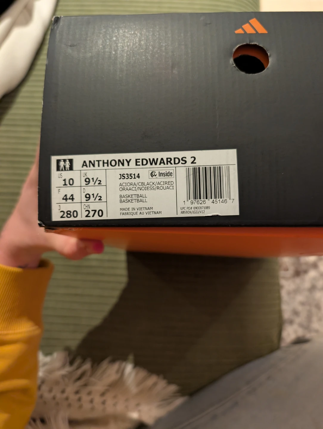Adidas Anthony Edwards 2 Basketball Shoes