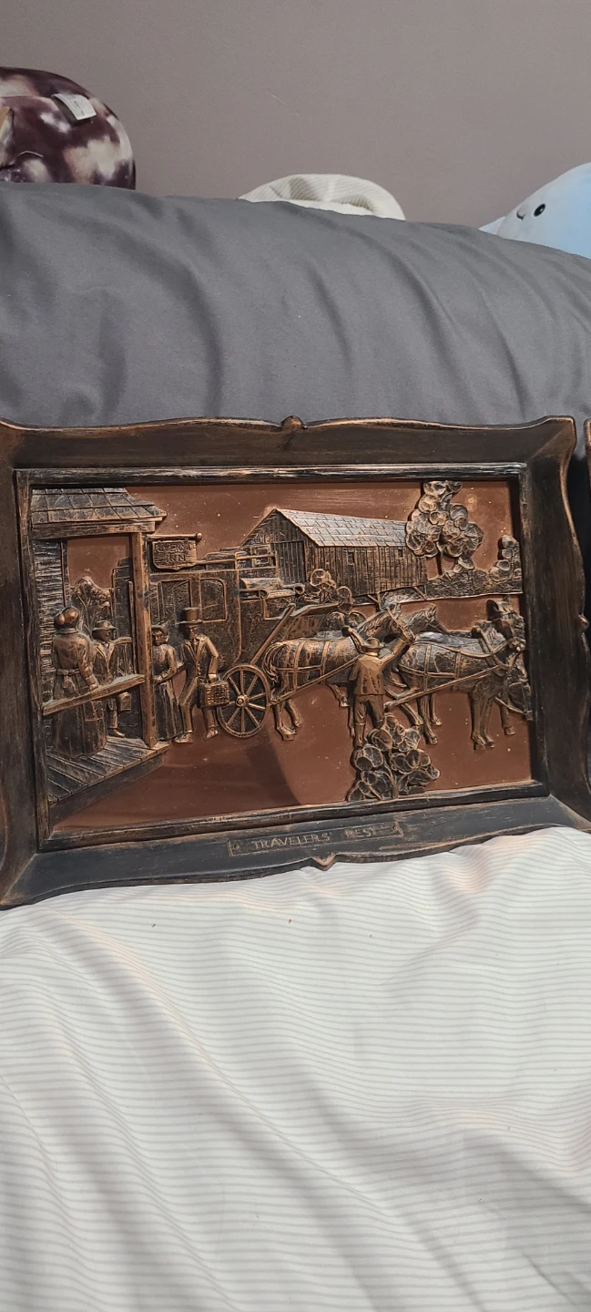 Copper Art Relief Wall Decor - Maple Sugar Time & Travelers Rest