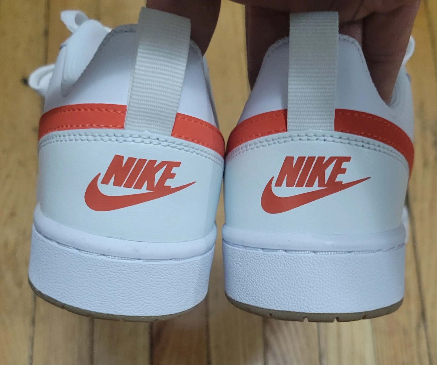 Nike Court Vision Low Sneakers White/Coral Size 6Y - photo 5