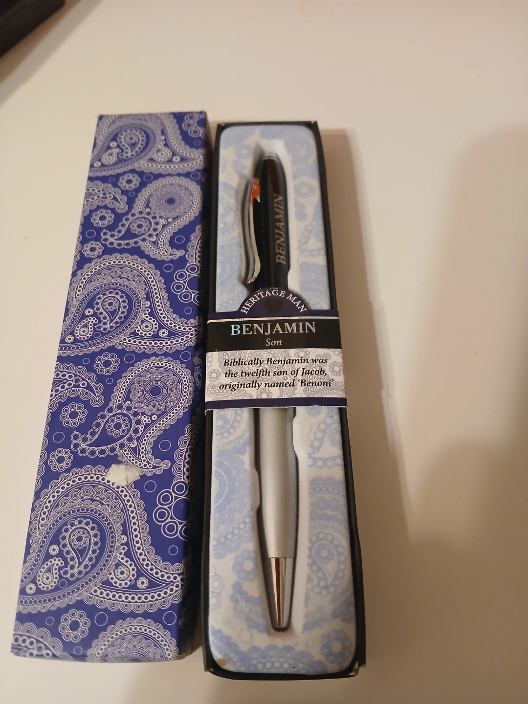 Benjamin Heritage Man Pen with Gift Box