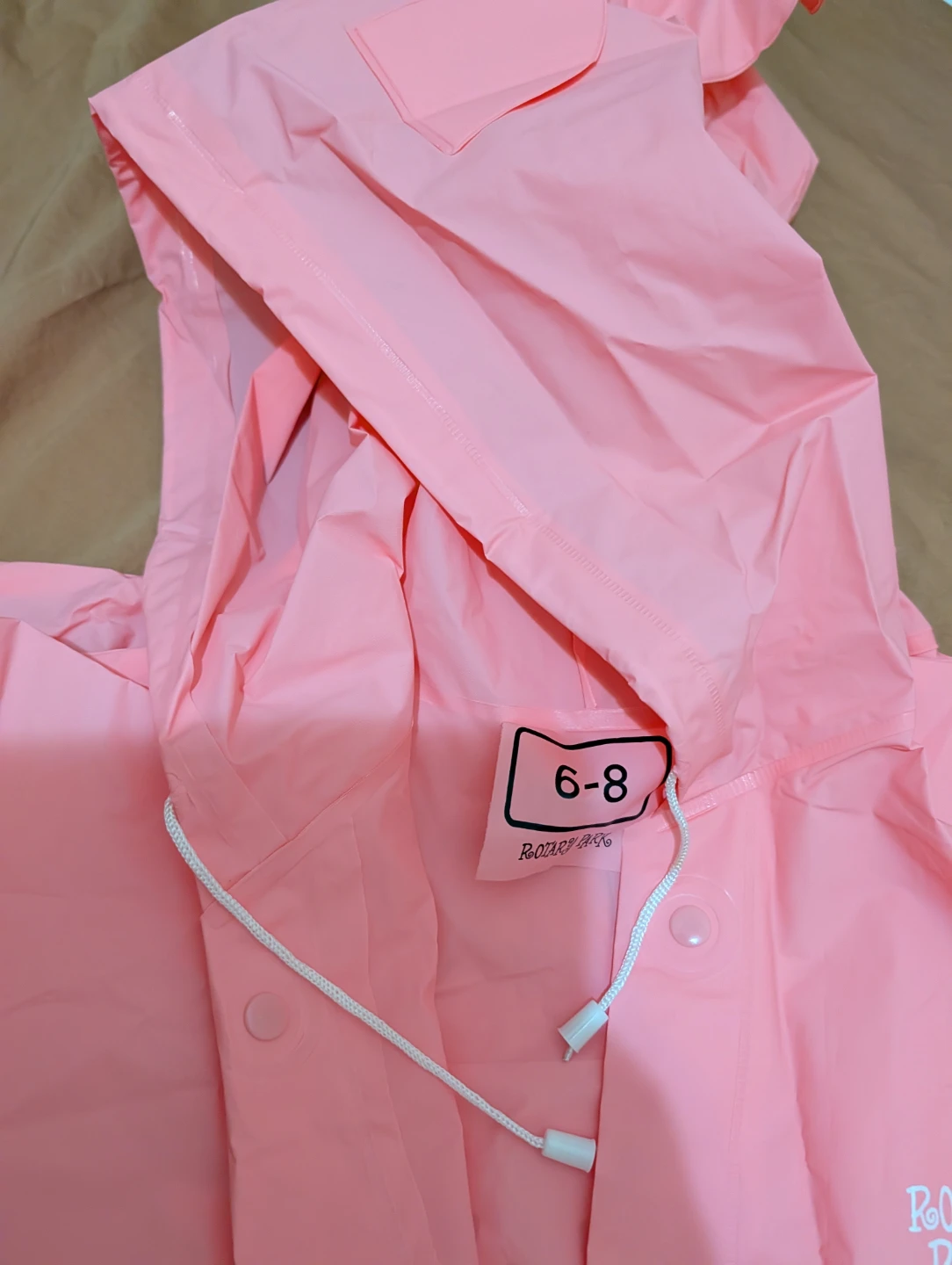 Pink YOYO CAT Kids Raincoat - Size 6-8🏆 - photo 3