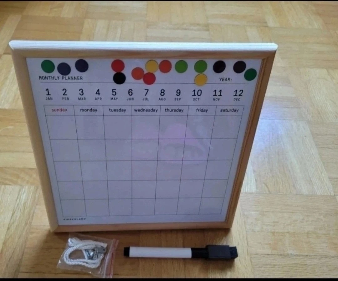 Monthly Planner Whiteboard 🏆