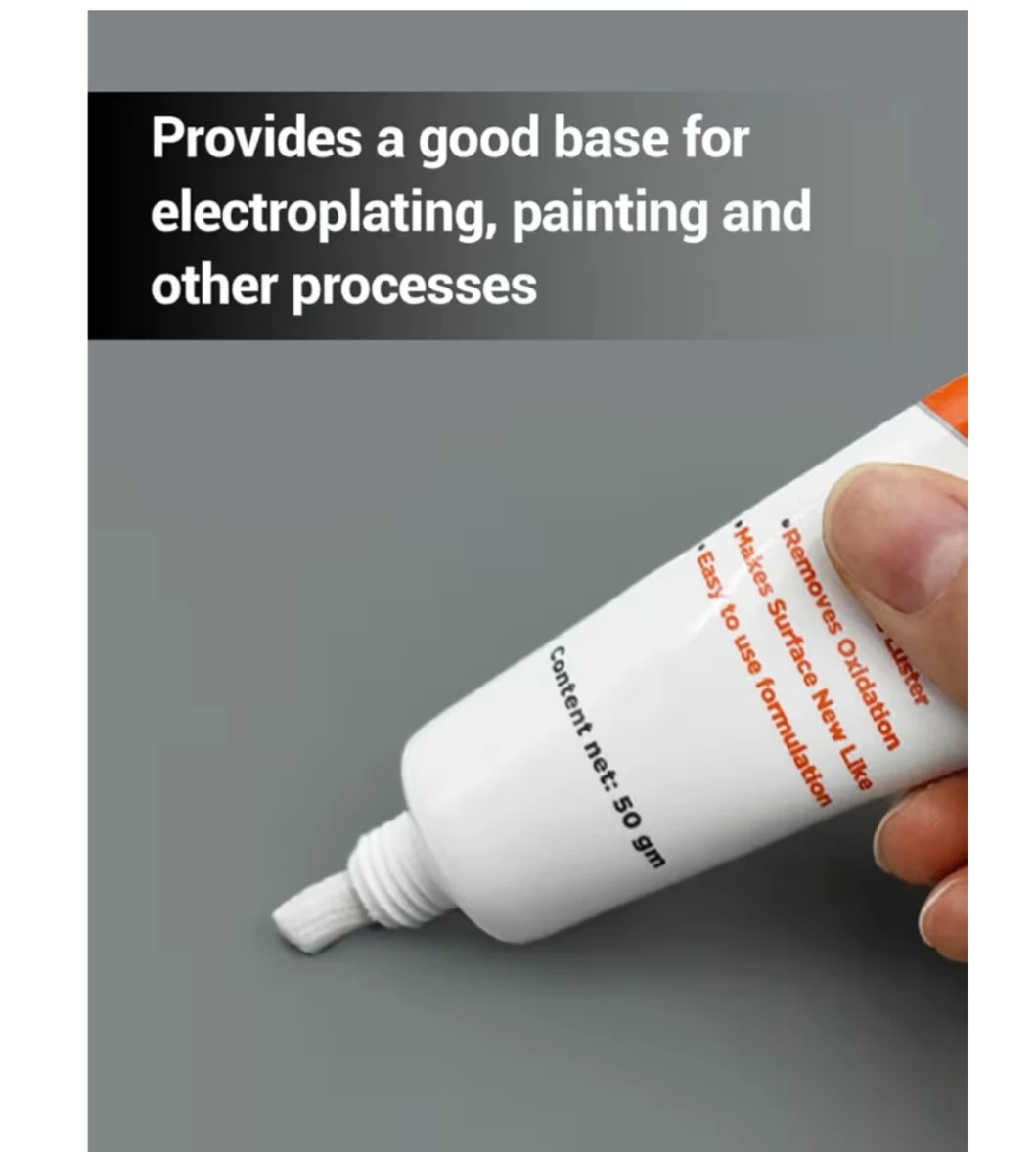 Visbella Metal Polish Paste, Restorer and Protectant,Silver 50g - photo 2