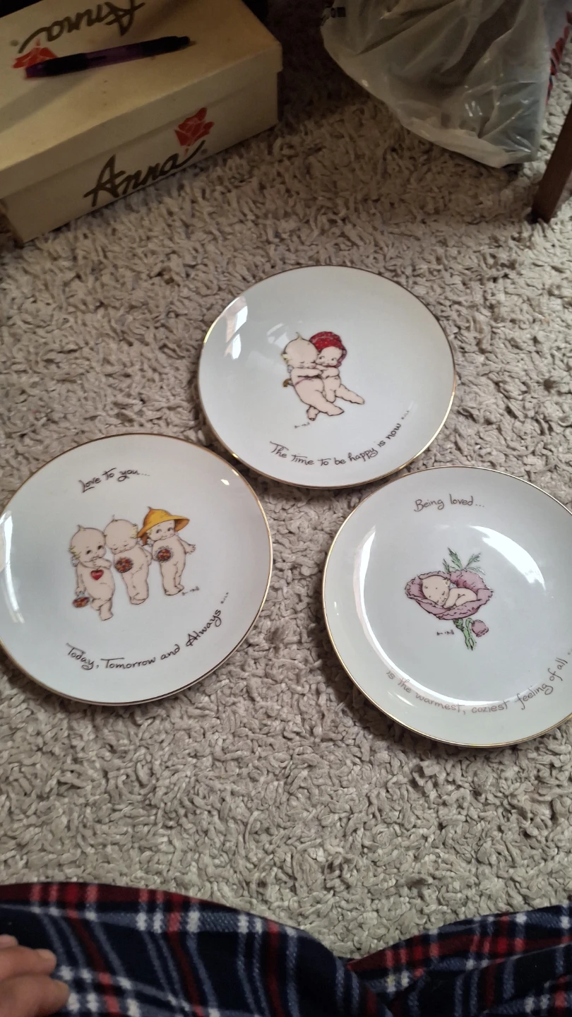 Set of 3 Decorative Baby Plates