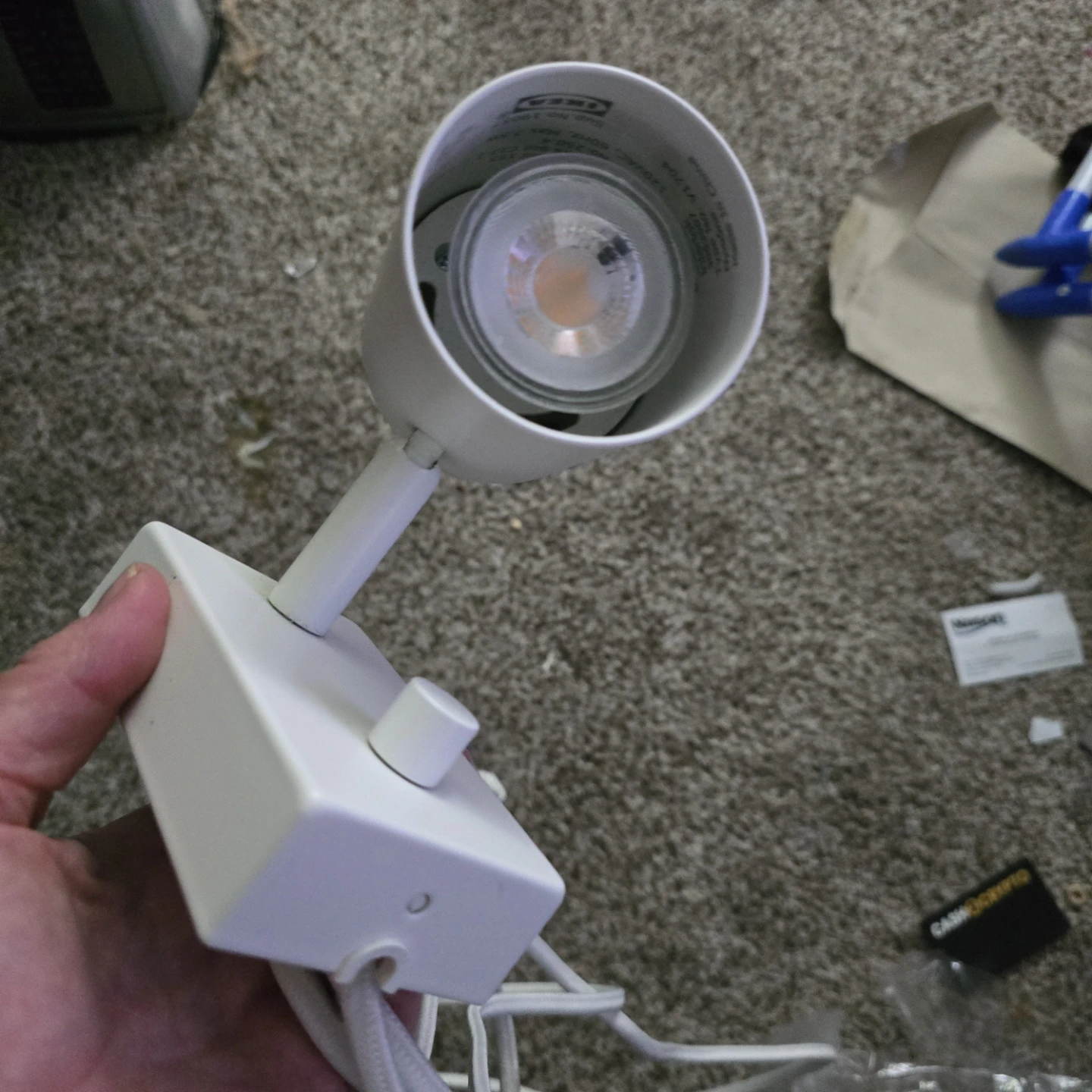 IKEA White Spot LED Lamp