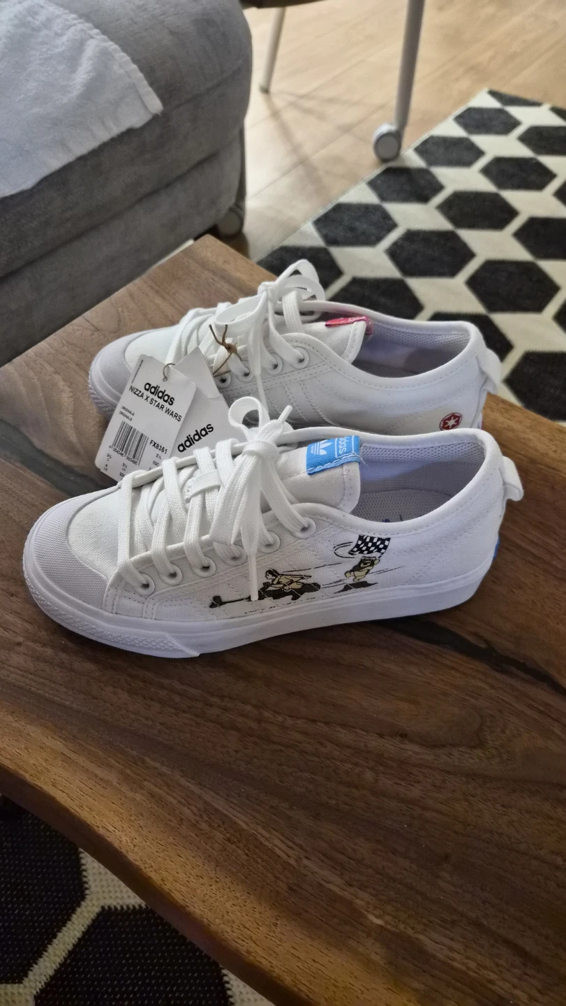 Adidas Nizza x Star Wars White Canvas Sneakers - photo 4
