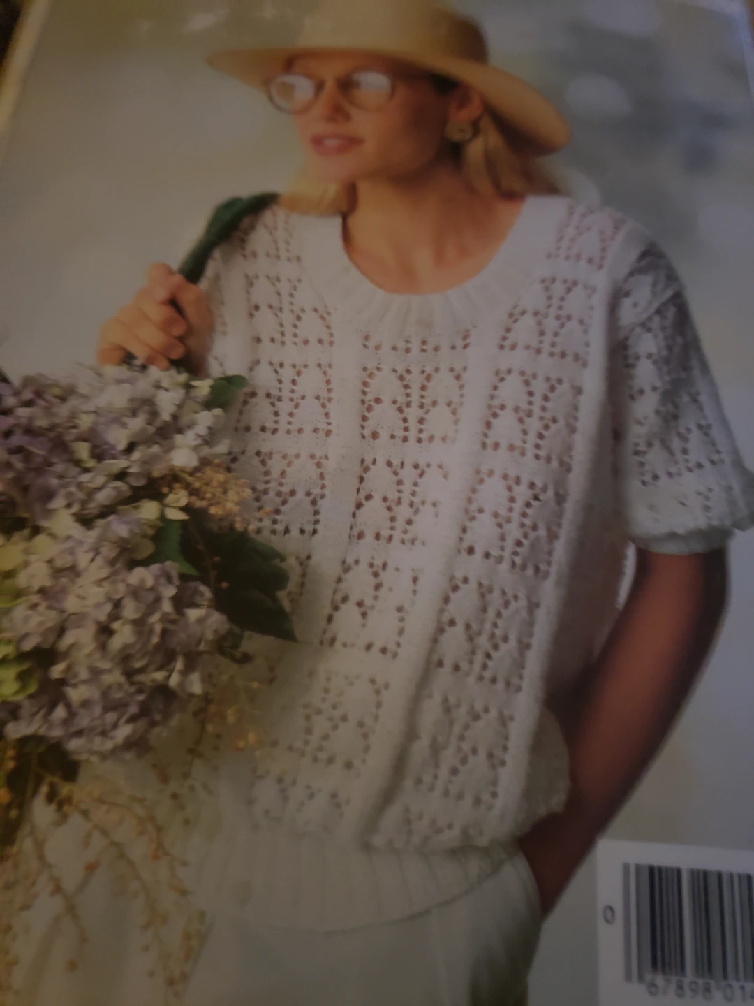 Hand knit made to measure summer top