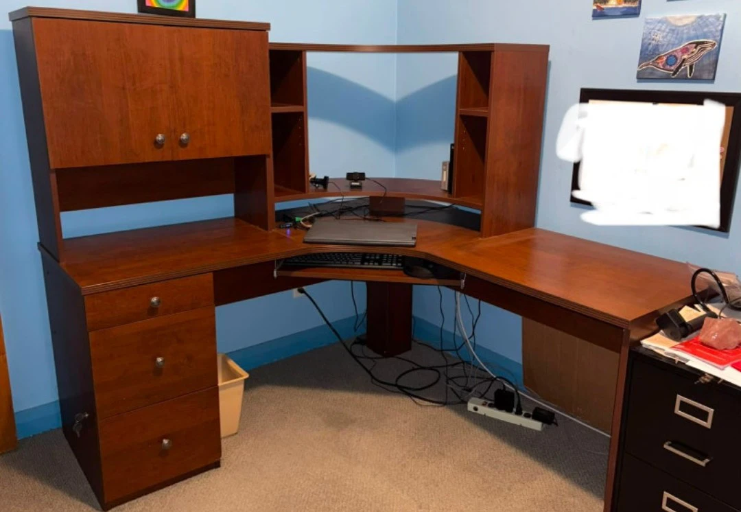 Bestar U Shaped Desk (Bullet Included but Not Shown)