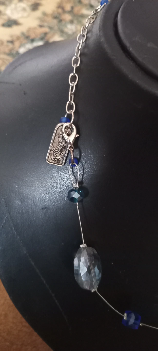 Blue Beaded Necklace - photo 2