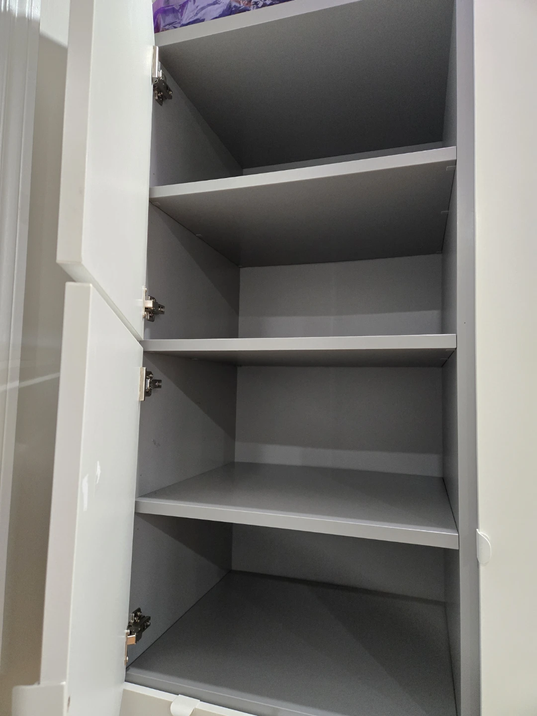 VISTHUS Wardrobe, gray/white, 122x59x216 cm - photo 3