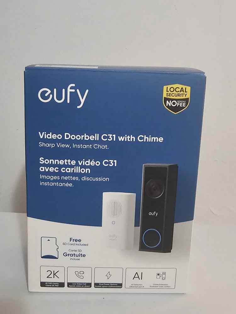 Eufy Video Doorbell / sonnette C31 with Chime