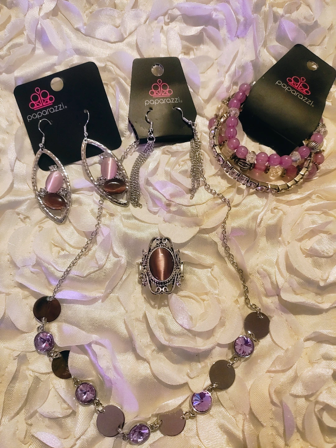 🏆Paparazzi Jewelry Set - Necklace, Earrings, Ring & Bracelet