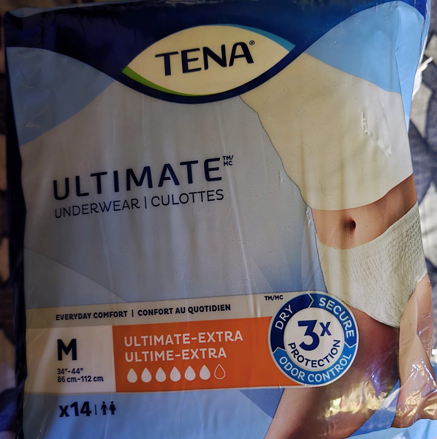 Tena Ultimate-Extra Underwear - Medium (14 Count)🏆