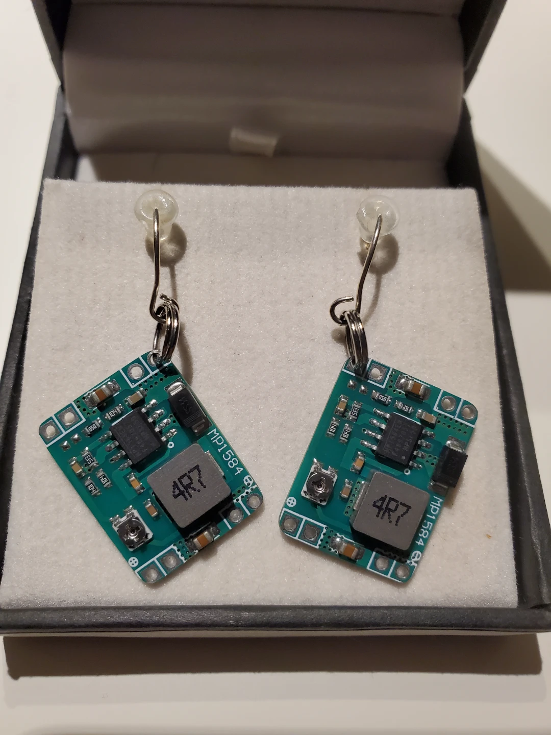 Circuit Board Earrings Handmade NEW