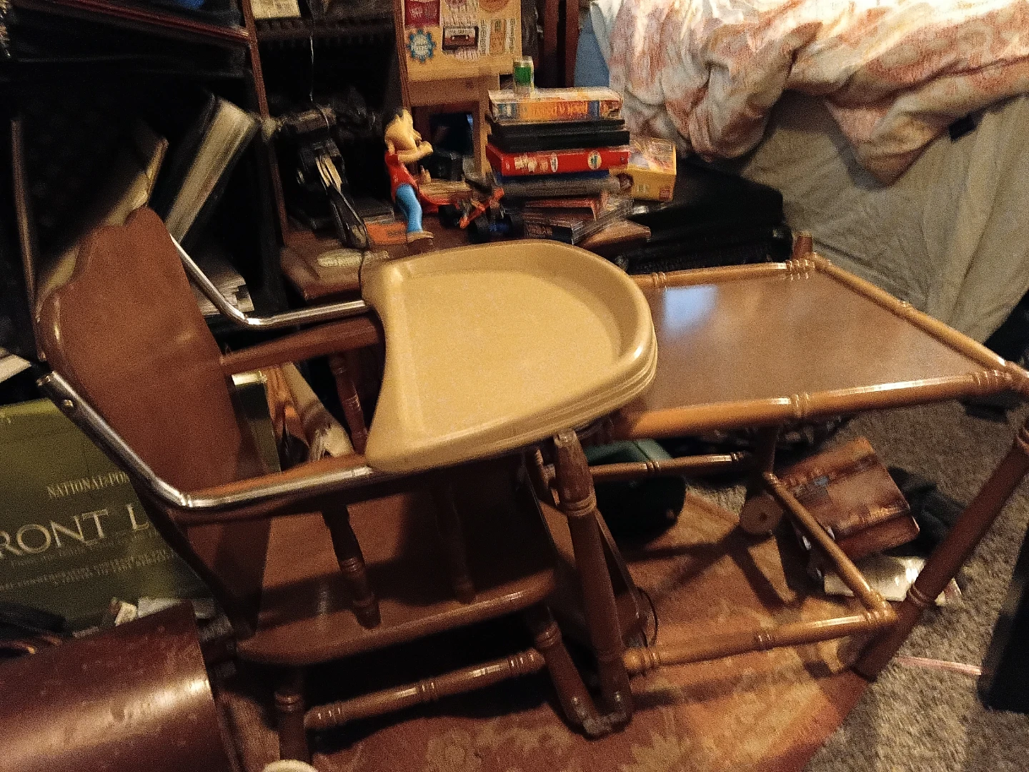 Wooden High Chair with Plastic Tray - photo 3