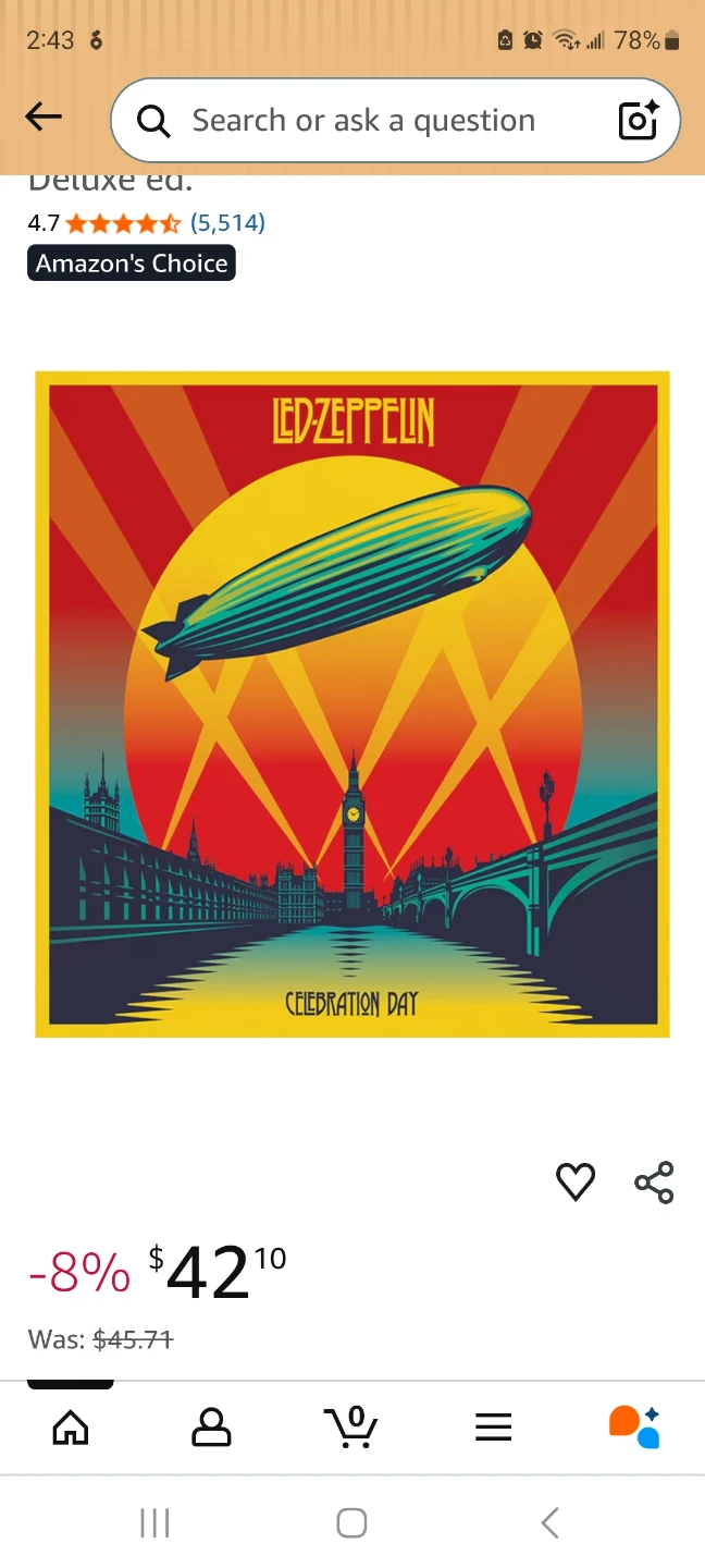 Led Zeppelin Celebration Day 2 CD Set - photo 3