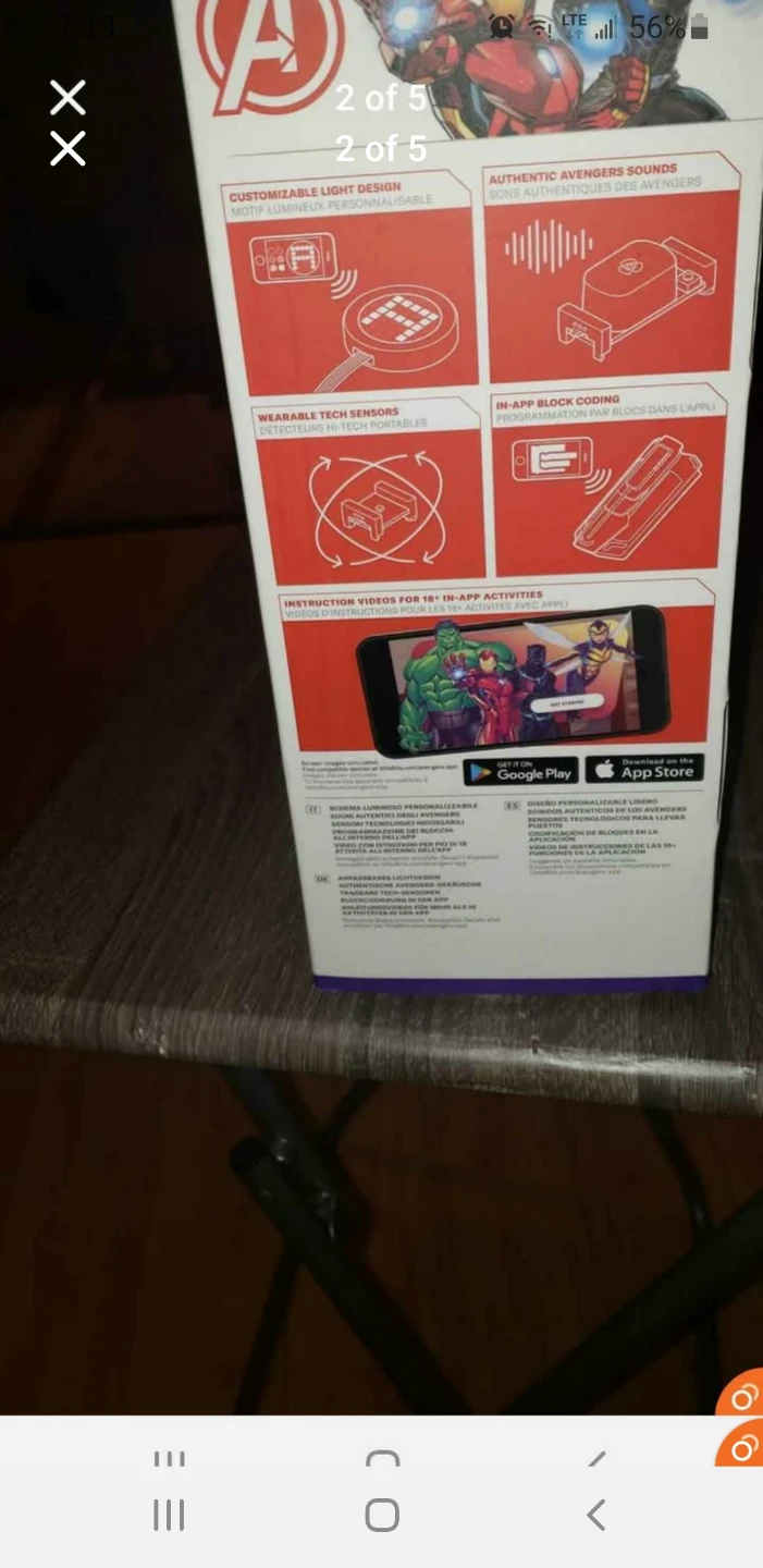 Brand new in the box  avengers hero inventor kit hard to find. - photo 3