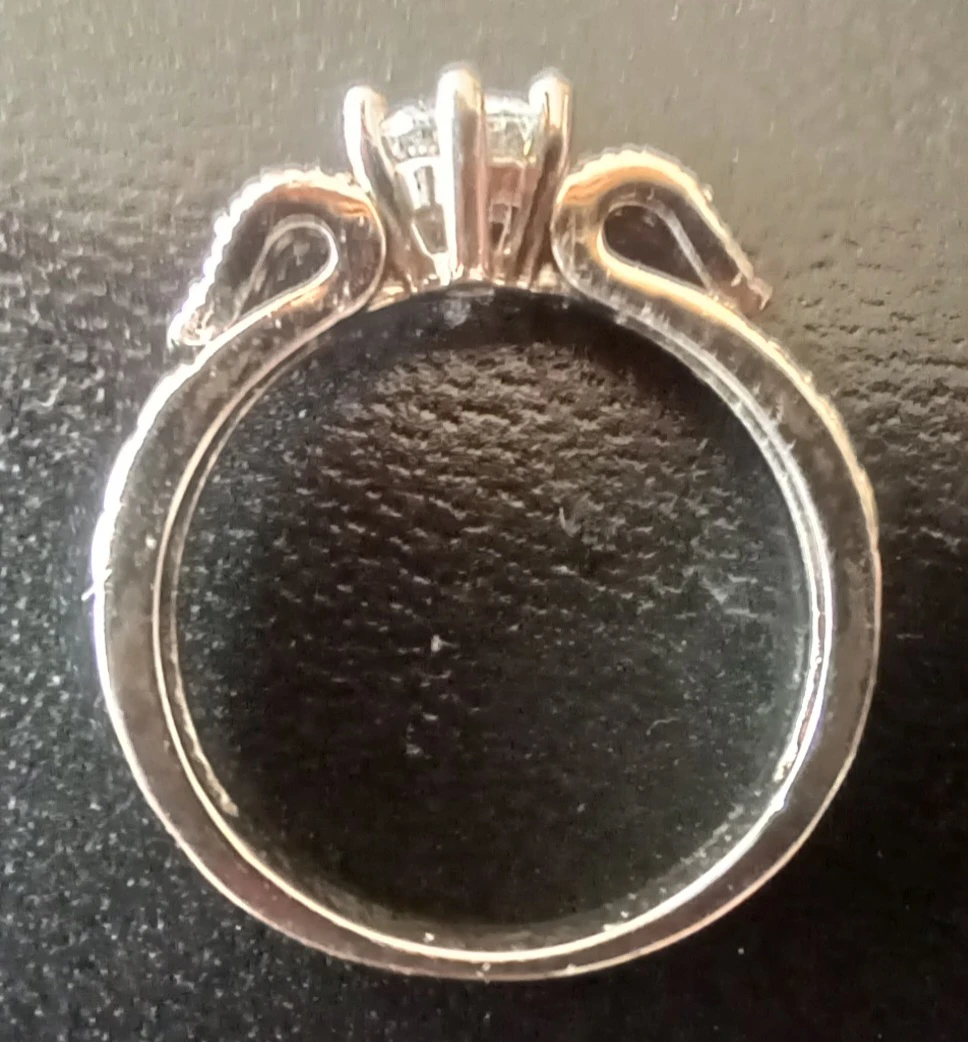 Sterling Silver 925 Lady Ring Size 7, 2.21 Grams - photo 2
