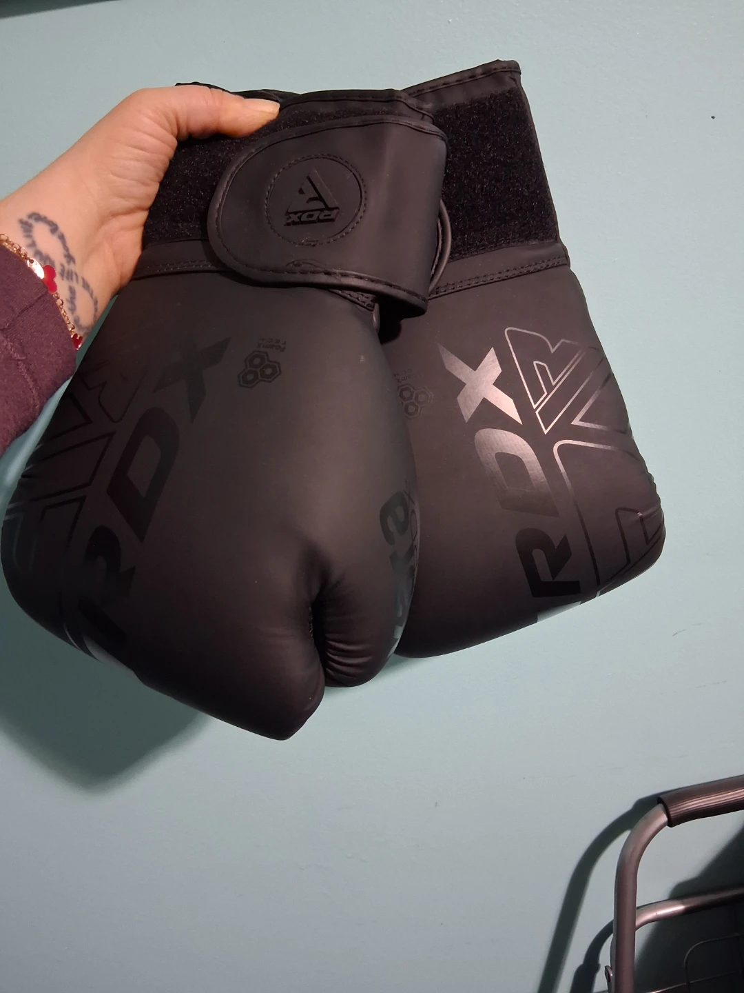 RDX Black Boxing Gloves