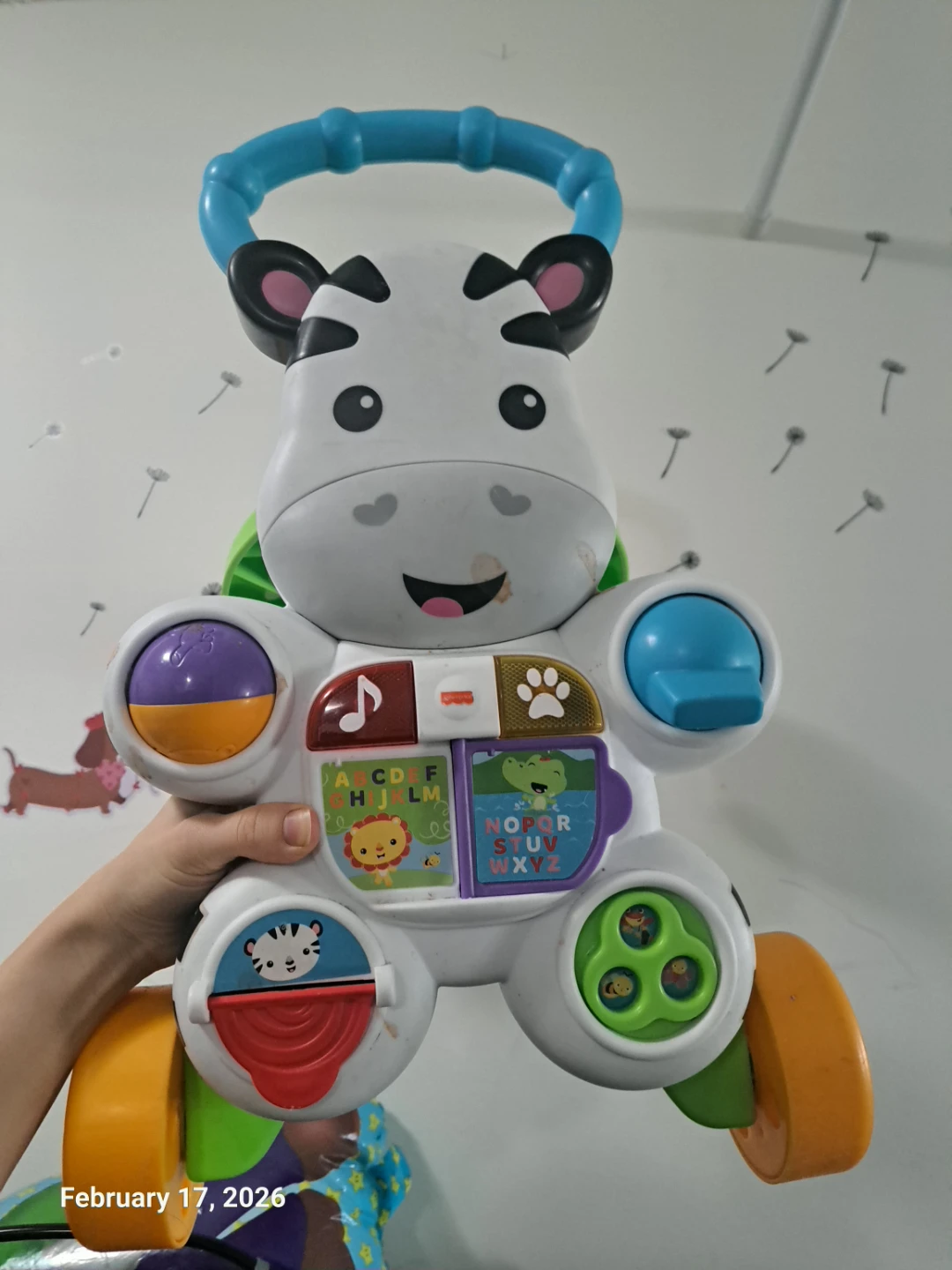 Fisher-Price Zebra Learn-to-Walk Toy