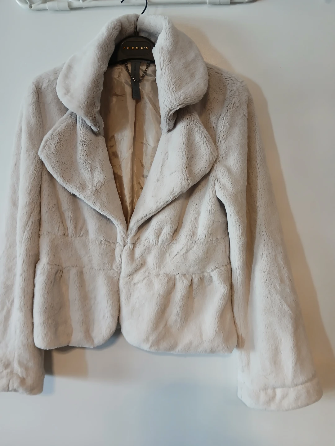 ARMOR JEANS Faux Fur Jacket XS available. FIRM PRICE.