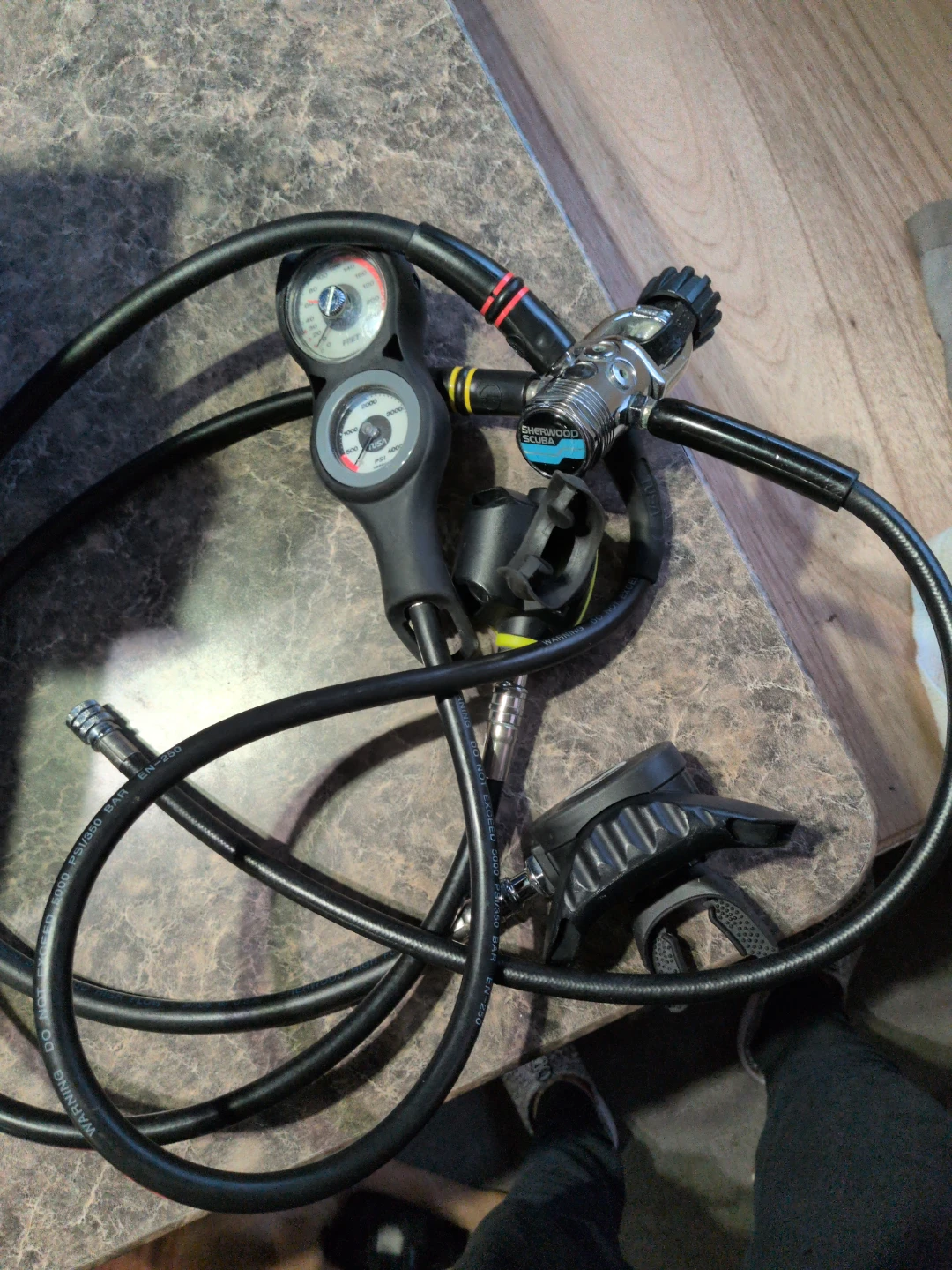 Sherwood Scuba Regulator Set