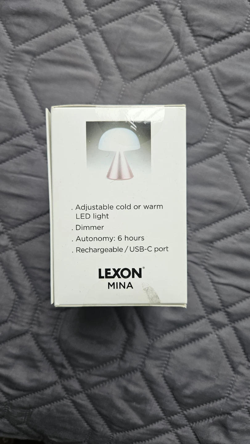Lexon Mina Mini LED Light-pink - photo 2