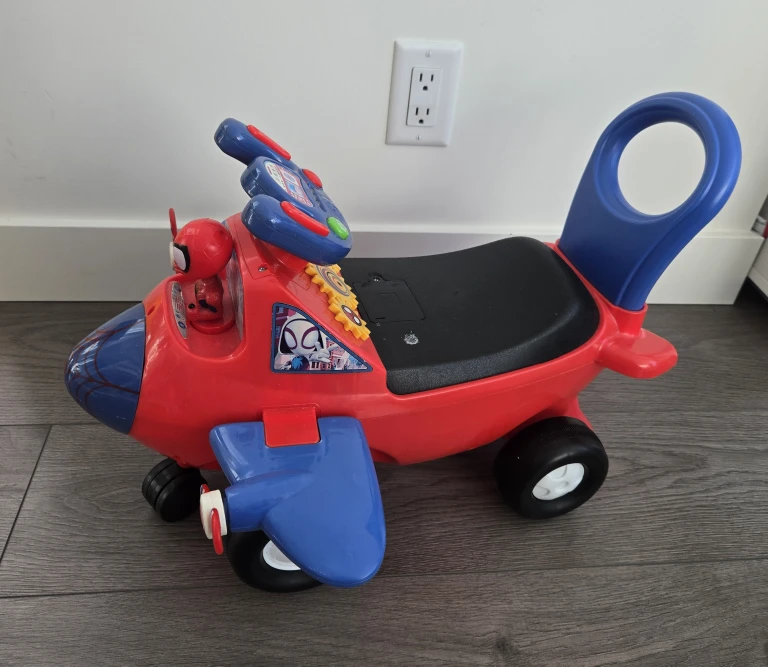 Spider-Man Airplane Ride-On Toy