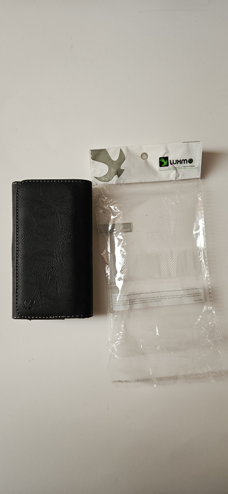 Black Faux Leather Phone Cover - photo 2