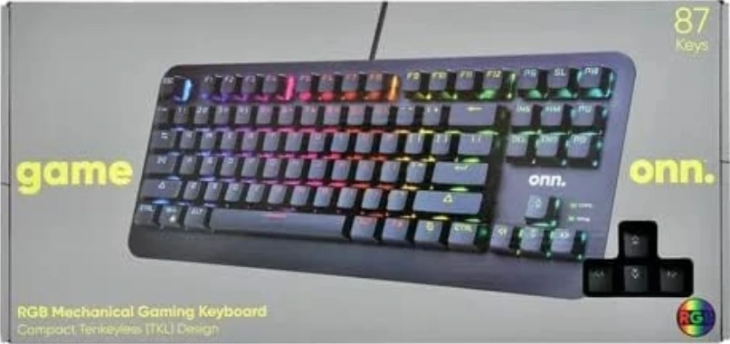 Onn. RGB Mechanical Gaming Keyboard - Compact Tenkeyless - photo 2