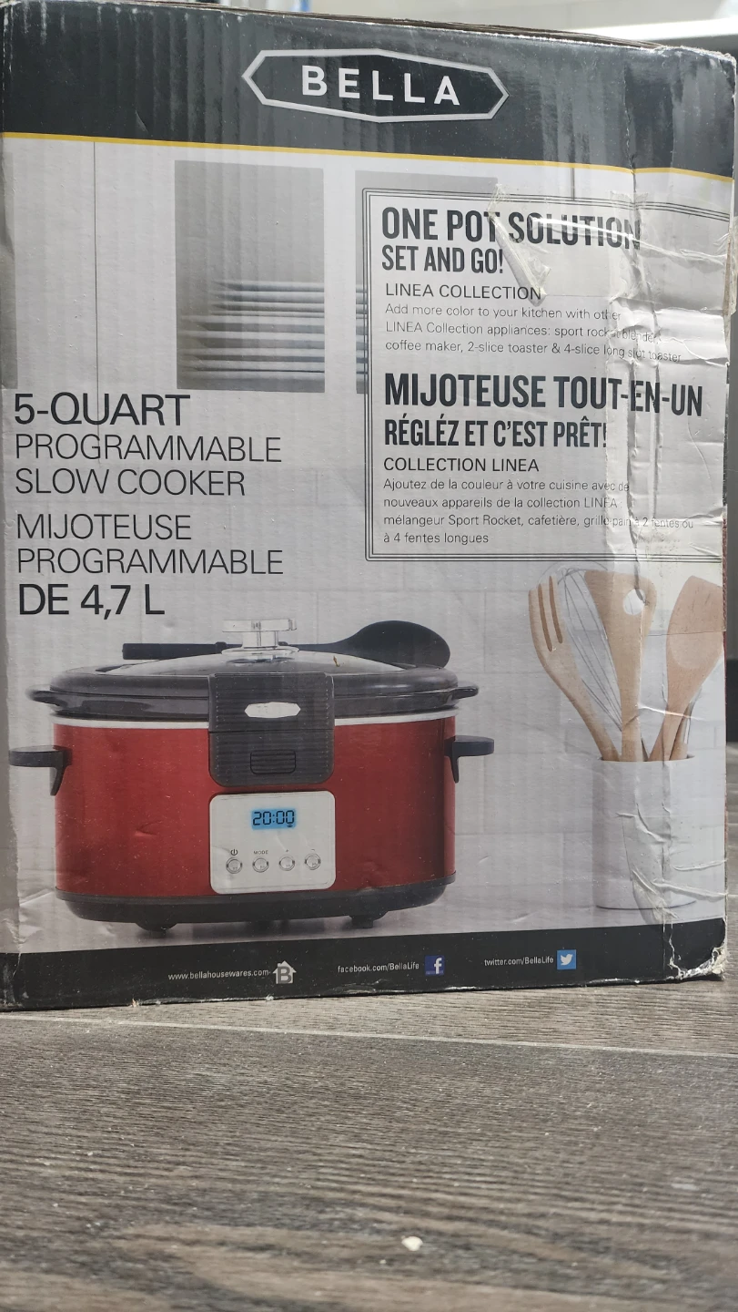 BELLA 5-Quart Programmable Slow Cooker - photo 2