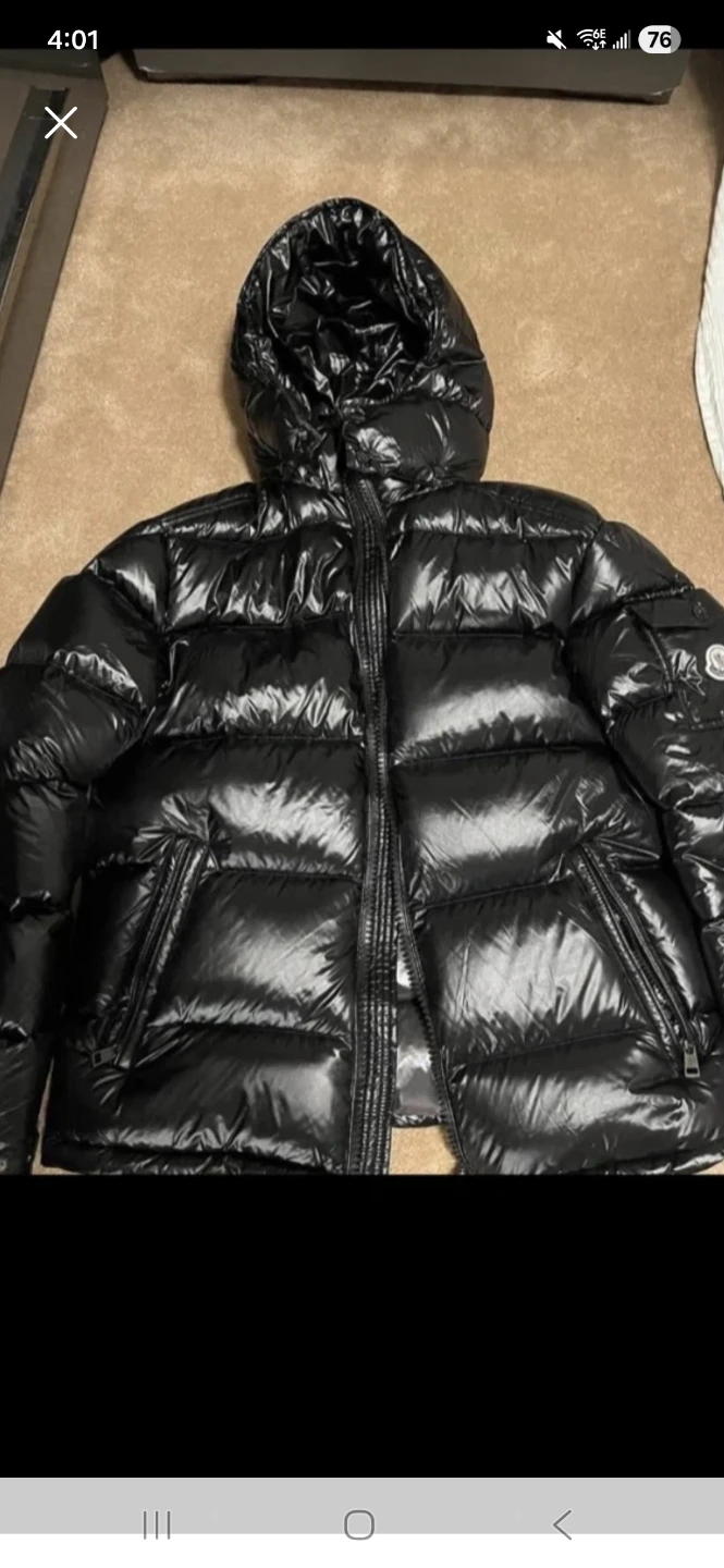 Moncler Black Puffer Jacket