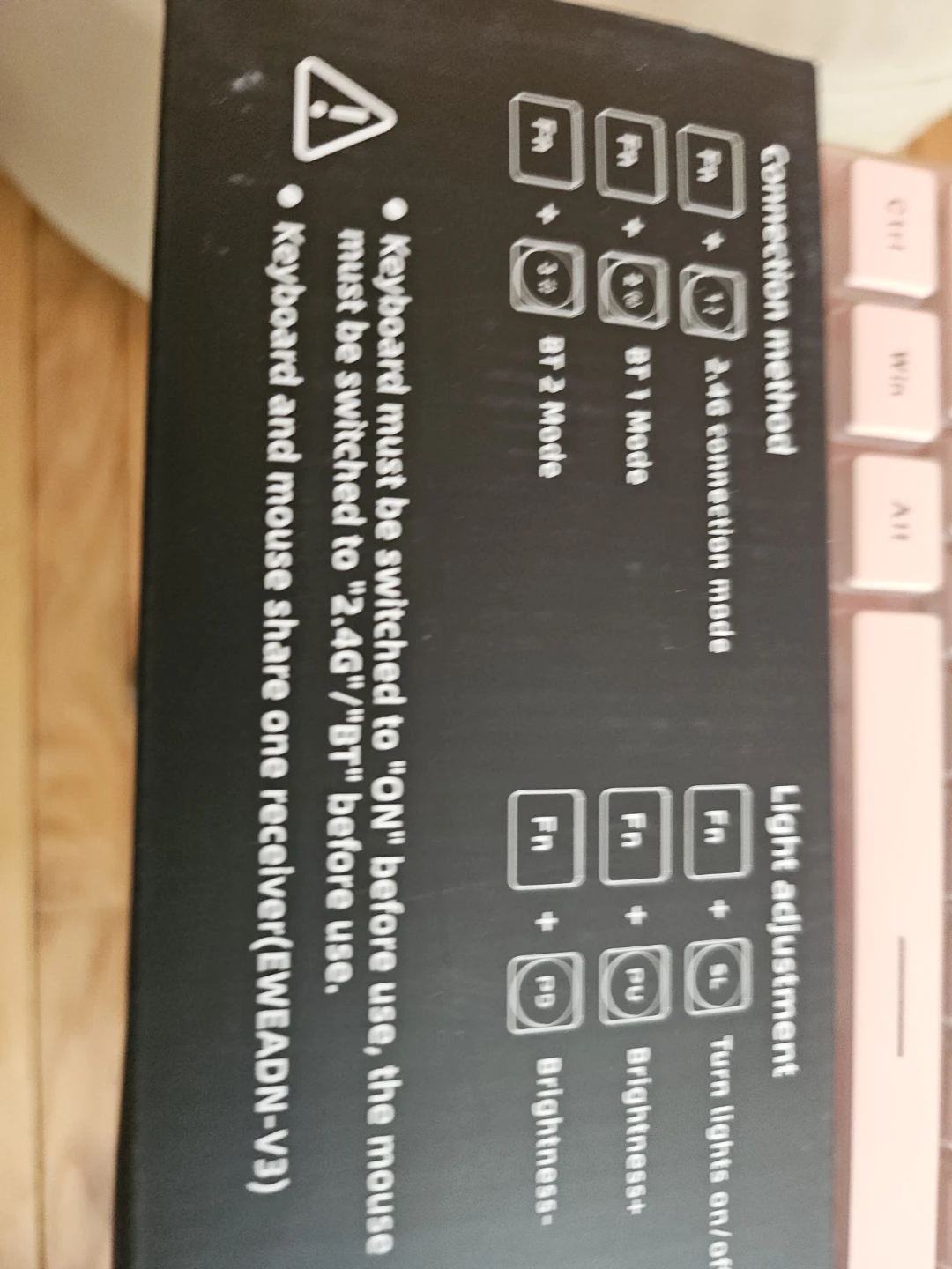 EWEADN V3 Wireless Dual-Mode Keyboard and Mouse Set - photo 3