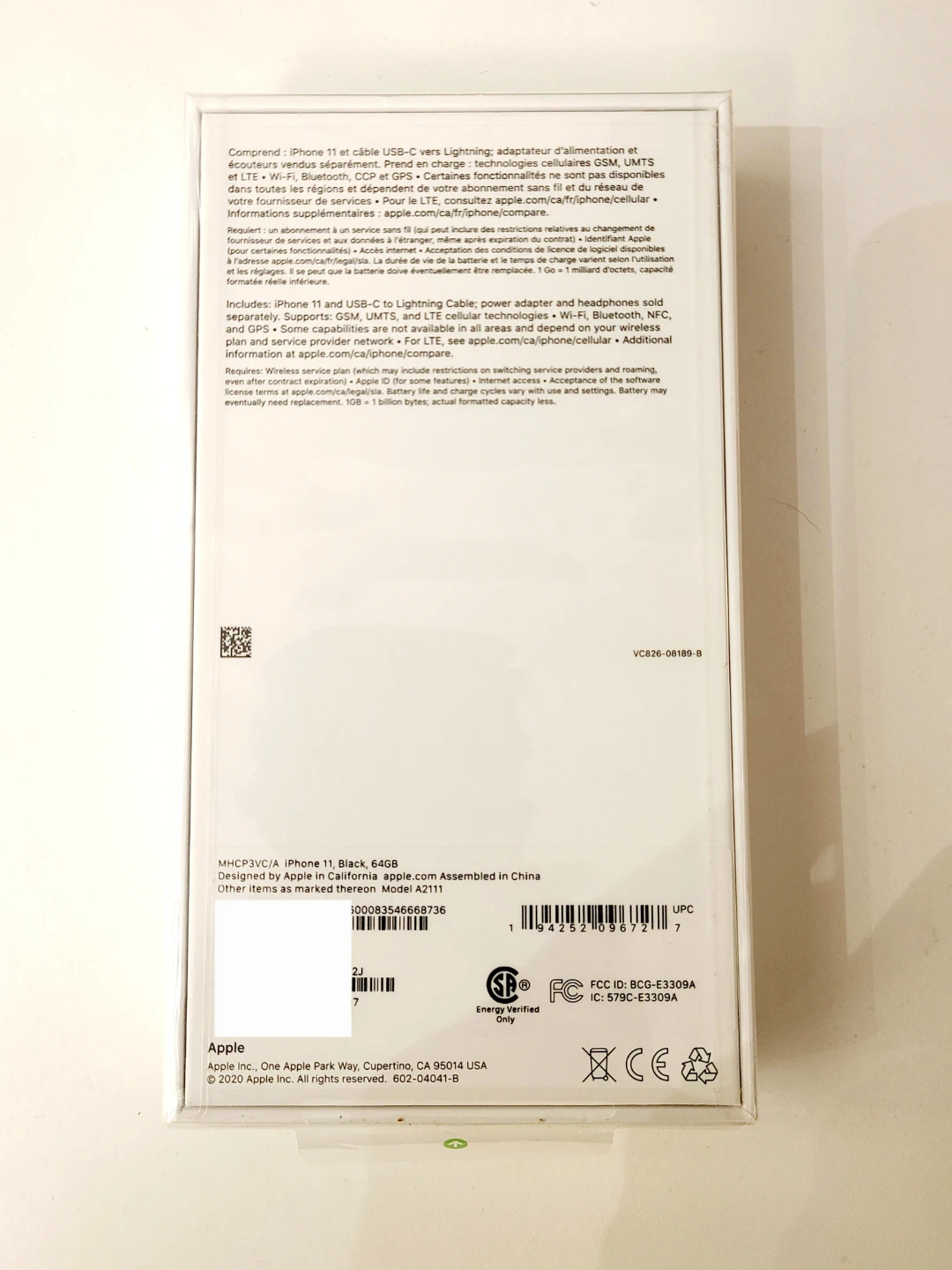 Apple iPhone 11 Black 64GB *never opened, brand new in box - photo 2