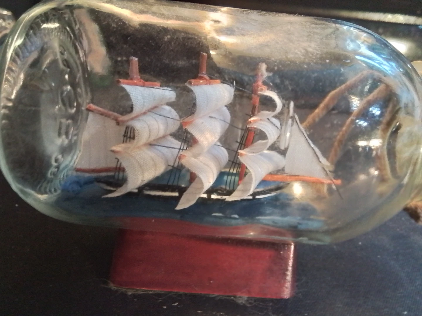 Vintage Ship in a Bottle 4.5" - photo 2