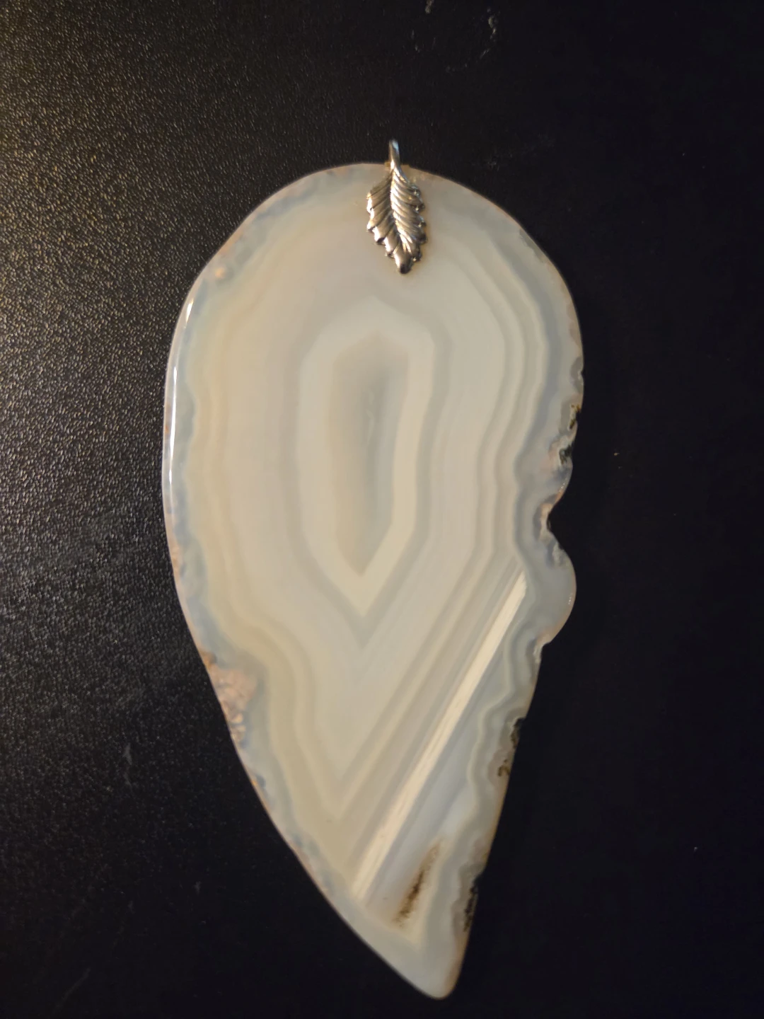 Agate Slice Pendant