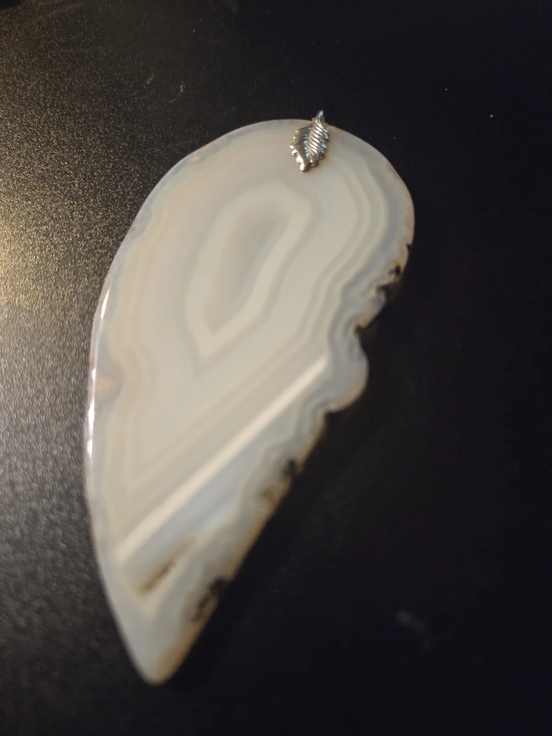 Agate Slice Pendant - photo 2
