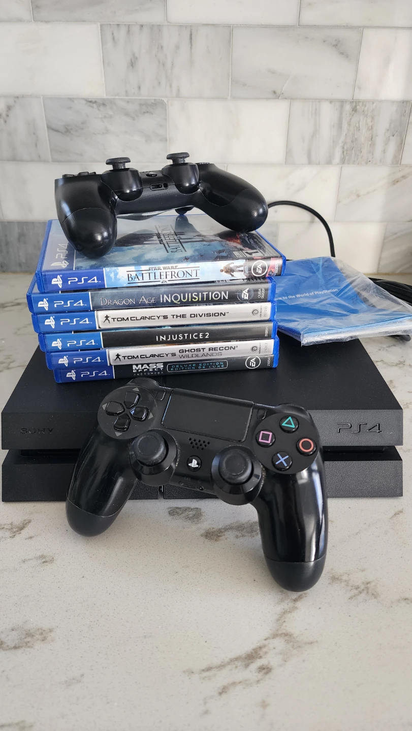 Sony PlayStation 4 Console Bundle with 6 Games