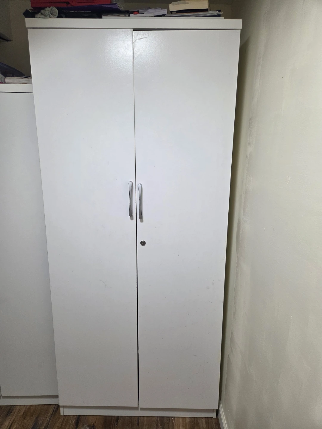 White Double Door Cabinet