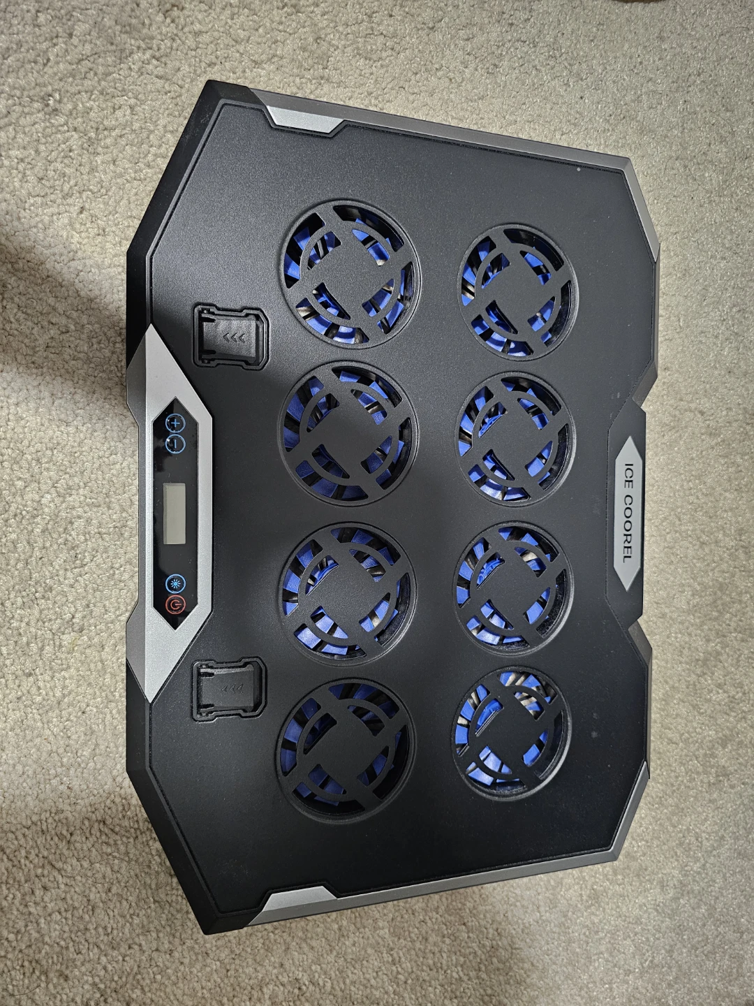 ICE COOREL RGB Laptop Cooling Pad with 8 Fans