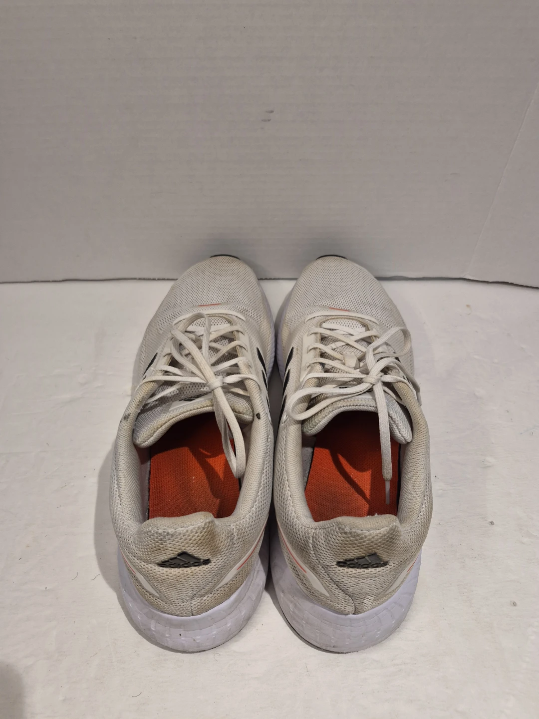 Adidas White & Black Running Shoes - photo 3