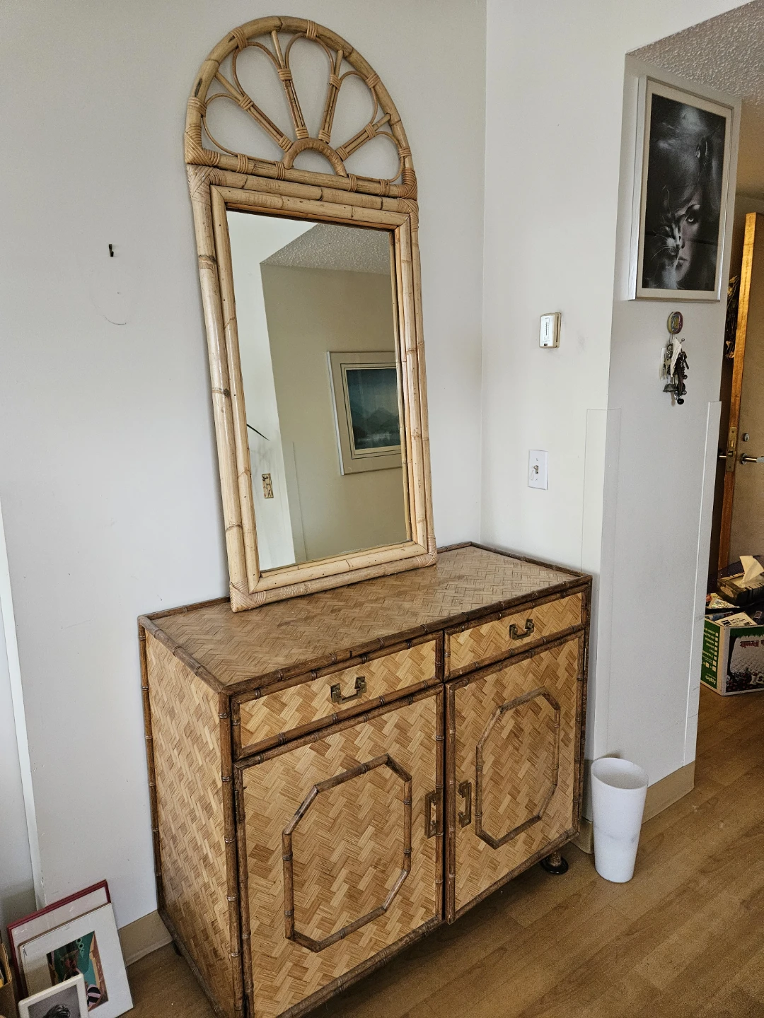 Some wicker & bamboo furniture