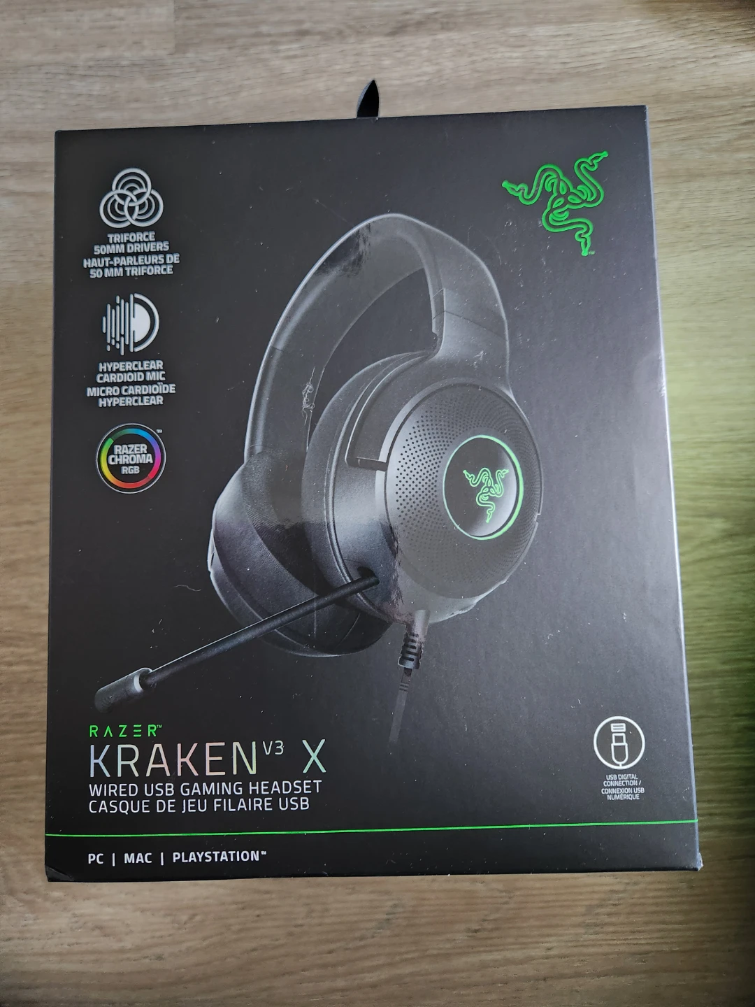 Razer Kraken V3 X Wired USB Gaming Headset