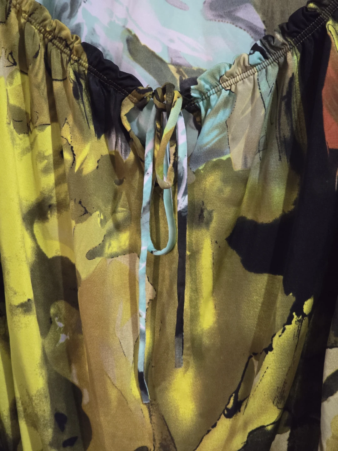 Women's Long Sleeve Abstract Print Top - photo 2