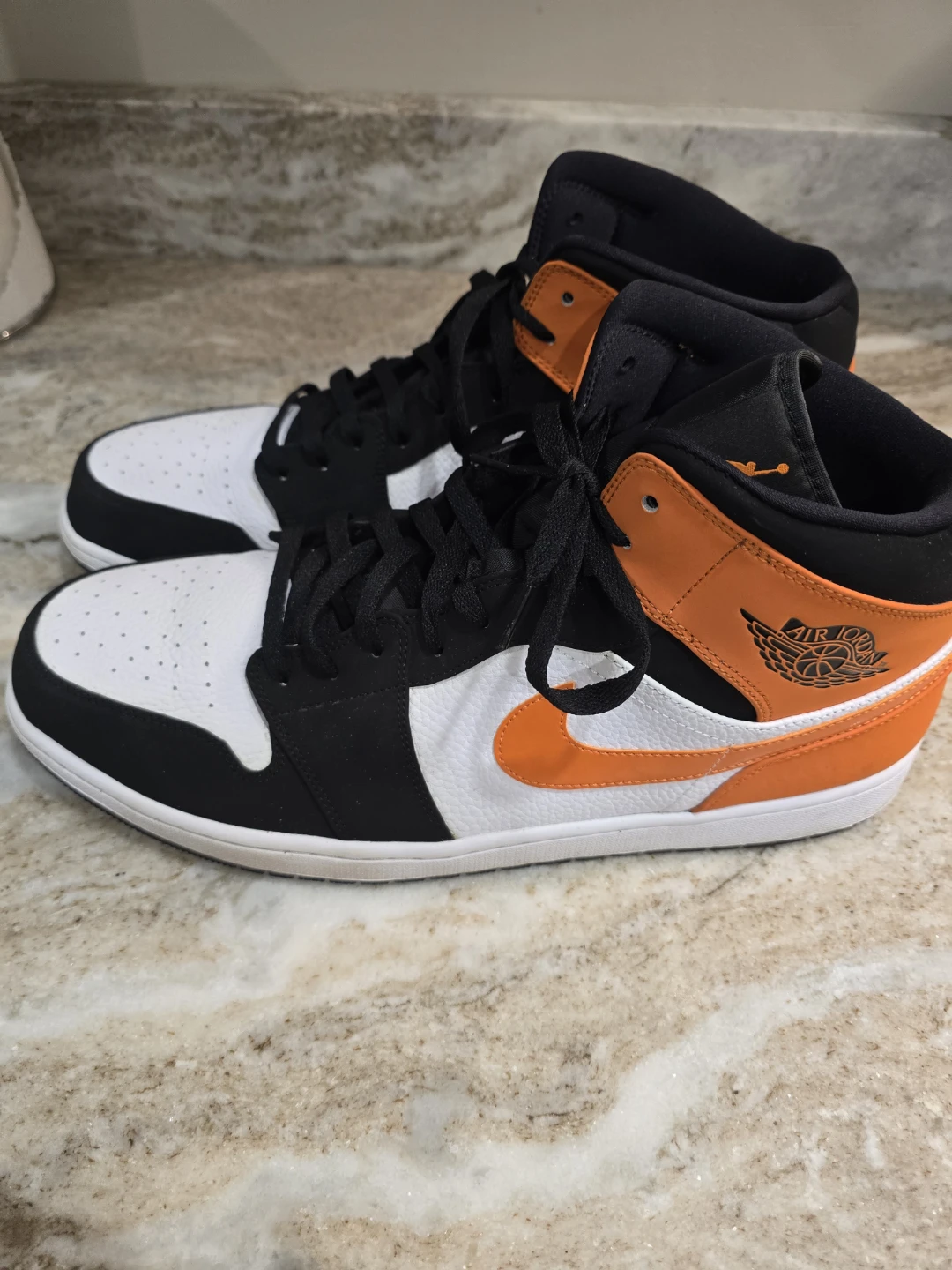 (3 pairs) of  Air Jordan 1 Mid sz 17