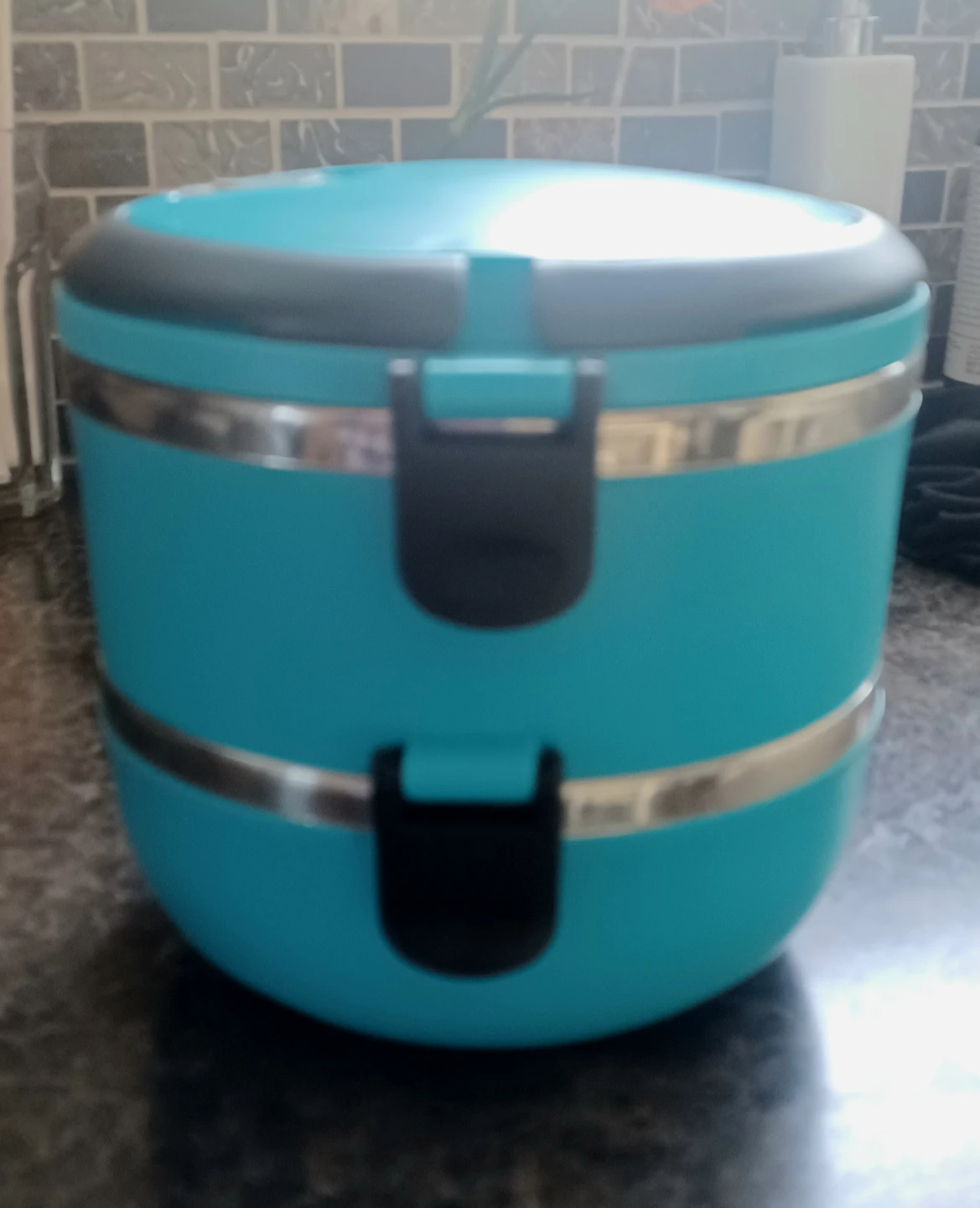 2-Tier Stainless Steel Lunch Box