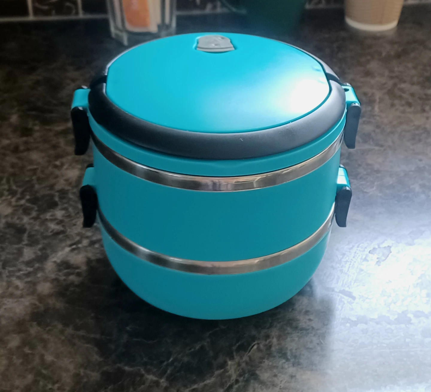2-Tier Stainless Steel Lunch Box - photo 2