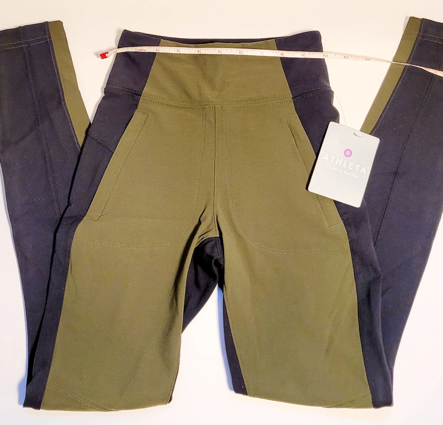 Athleta Highline Hybrid Ankle 7/8 Tight Leggings Size 0 - photo 2