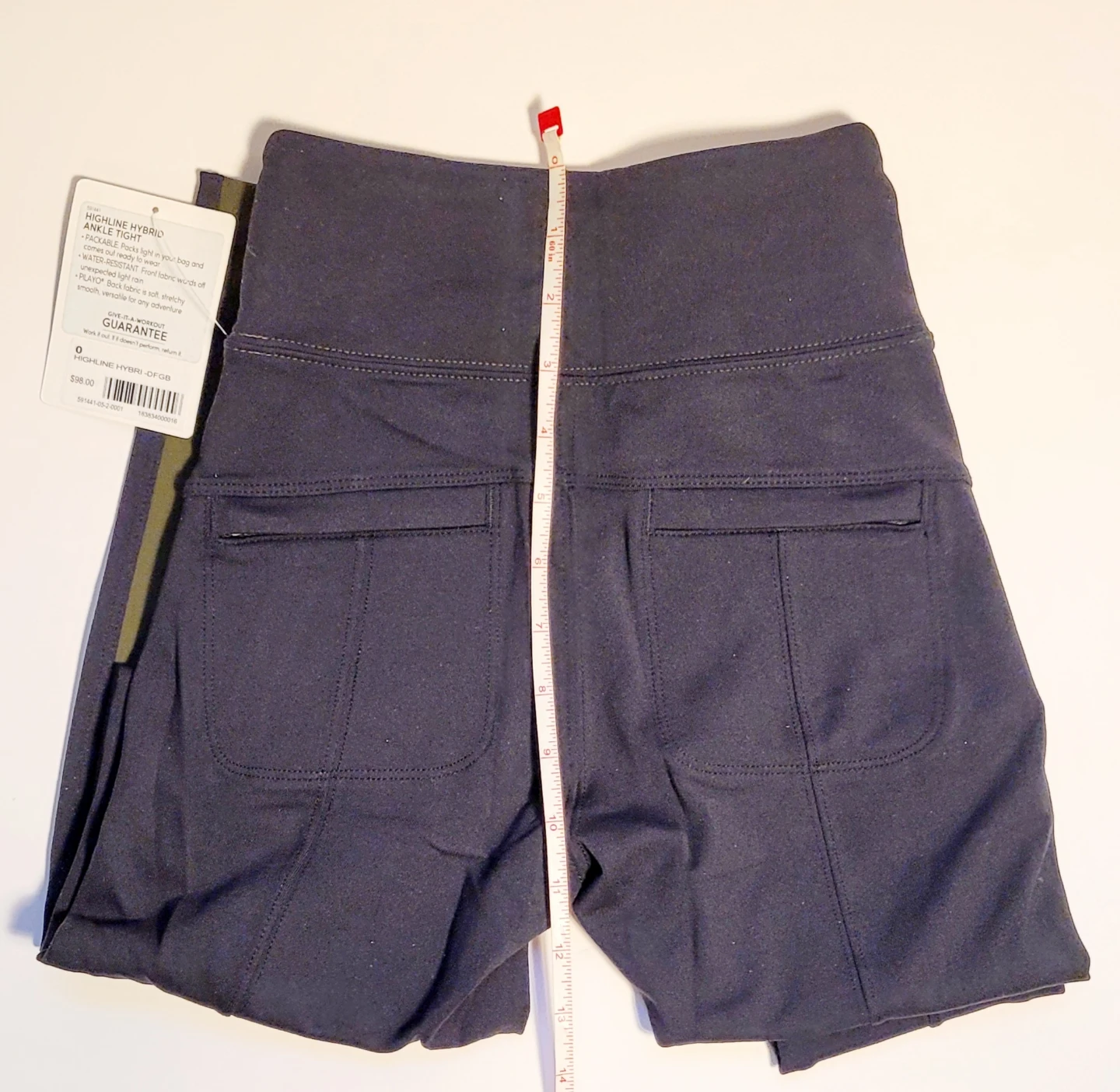 Athleta Highline Hybrid Ankle 7/8 Tight Leggings Size 0 - photo 3