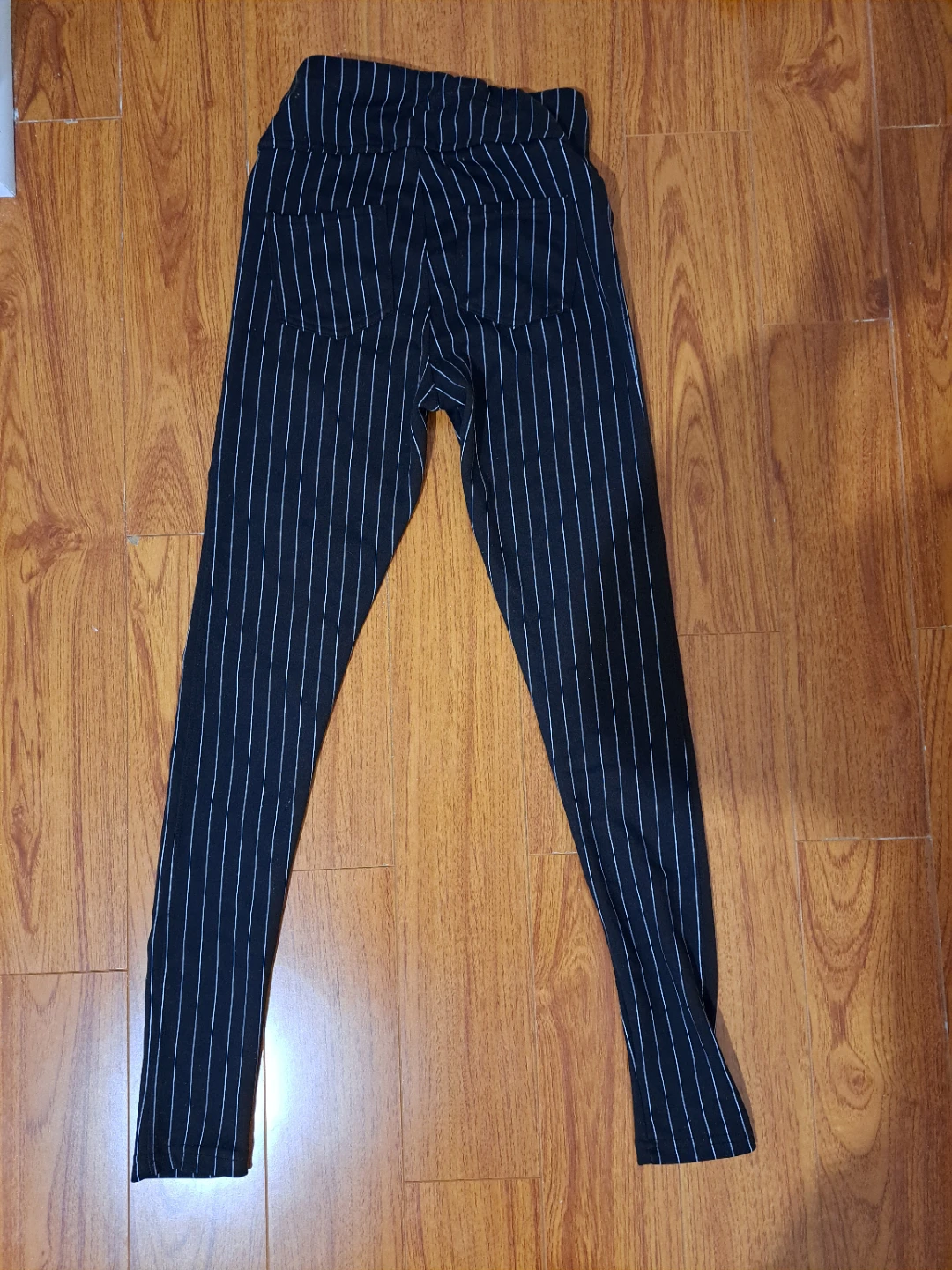 🛍Black Pinstripe Pants with Zipper Pockets🛍 - photo 2